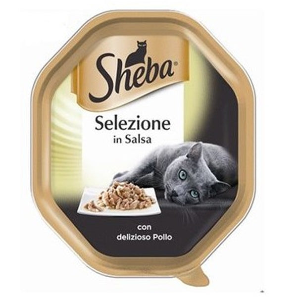 Sheba Selezione in Salsa con Delizioso Pollo 85gr Sheba Selezione in Salsa con Delizioso Pollo 85gr